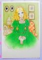 Retro Shojo Girl Postcard - Elegant Lady (2000s) : Illustration by Macoto Takahashi
