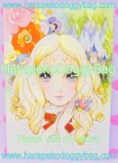 Retro Shojo Girl Postcard - Happy Time (2018) : Illustration by Macoto Takahashi