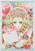 Retro Shojo Girl Postcard - Princess Letter (2010) : Illustration by Macoto Takahashi