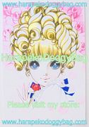 Retro Shojo Girl Postcard - Rose (2017) : Illustration by Macoto Takahashi