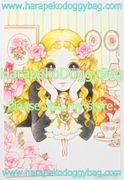 Retro Shojo Girl Postcard - Shiawase Tea Time (2018) : Illustration by Macoto Takahashi