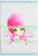 Retro Shojo Girl Postcard - Snowy Glitter (2010) : Illustration by Macoto Takahashi
