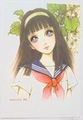 Retro Shojo Girl Postcard - Sparkling Eyes (2010) : Illustration by Macoto Takahashi