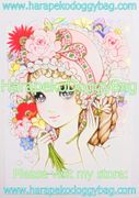Retro Shojo Girl Postcard - Spring Day (2010) : Illustration by Macoto Takahashi