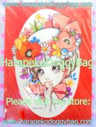 Retro Shojo Girl Stationery : Shitajiki Picture Board - Flowers & Bonnet (1998) : Illustration by Macoto Takahashi