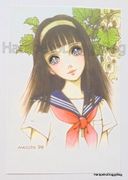 Retro : Shojo Postcard - Rose (2010) : Illustration by Macoto Takahashi 