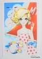 Retro : Shojo Postcard - Seagulls (2010) : Illustrated by Macoto Takahashi 