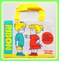 Vintage Ribon Comics Furoku : Ribon Reversible Mini Bag (October 1982) : Illustrations by Fuyumi Ogura