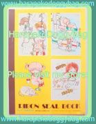 Vintage Ribon Comics Furoku : Ribon Seal Sticker Book (May 1980) : Illustrations by Various Japanese Shojo Manga Artists
