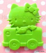 Vintage Sanrio : 1976 : Hello Kitty Green Paper Clip (USED CONDITION)