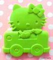 Vintage Sanrio : 1976 : Hello Kitty Green Paper Clip (USED CONDITION)