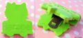 Vintage Sanrio : 1976 : Hello Kitty Green Paper Clip (USED CONDITION)