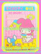 Vintage Sanrio My Melody Coloring Book / Paper Notepad With Stickers (1976)