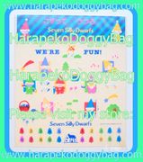 Vintage Sanrio Seven Silly Dwarfs Transfer Sticker Sheet (1983)