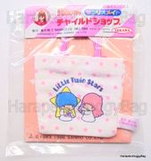 Vintage Sanrio/Takara : 1986 :  Licca Chan Sanrio Dress Shop - Miniature Little Twin Stars Shopping Bag (RECTANGLE)  