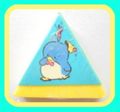 Vintage Sanrio Tuxedosam Triangle Eraser - Party (1986)