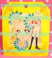 Vintage The Rose of Versailles Eraser Set (1970s) - Oscar & Marie : Illustration by Riyoko Ikeda