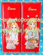 Vintage Yukiko Tani Pencil Cases - Retro Shojo Girl & Flowers / Fruit (1970s)