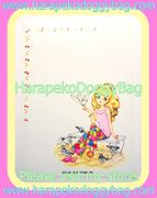 Vintage Yukiko Tani Shitajiki Picture Board - Retro Shojo Girl & Birds (1970s)