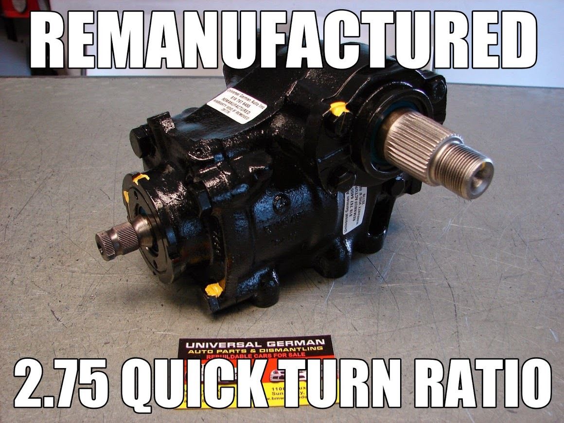 Mベンツ107-560SL後期型リサイクル部品販売ステアリングBOX 107 Mercedes-Benz SL 560SL Power Steering Gear Box 3.25 Turn