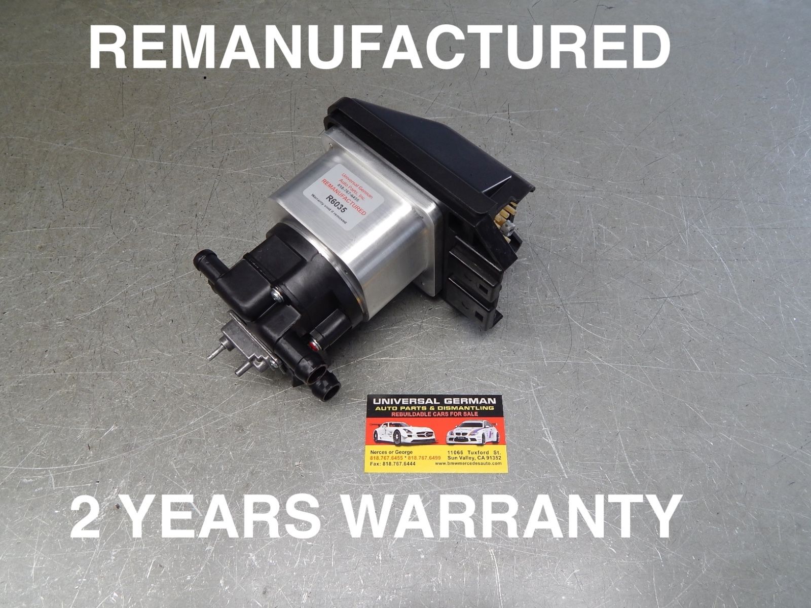 R107 W116 W123 W117 HEATER SERVO UNIT REBUILT ALUMINUM TANK