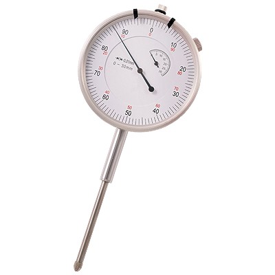 0-30MM METRIC DIAL INDICATOR (.01MM) LARGE FACE