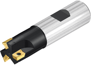 1/2 INCH SQUARE SHOULDER INDEXABLE END MILL APKT 1003 INSERTS