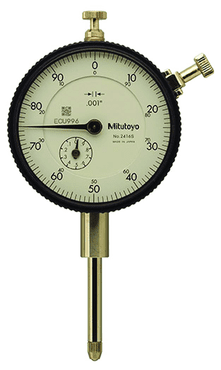 1" Total Range - 0-100 Dial Reading - AGD 2 Dial Indicator