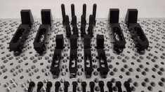 10" x 22" Deluxe Fixture Kit With 1/4-20 Clamp Set