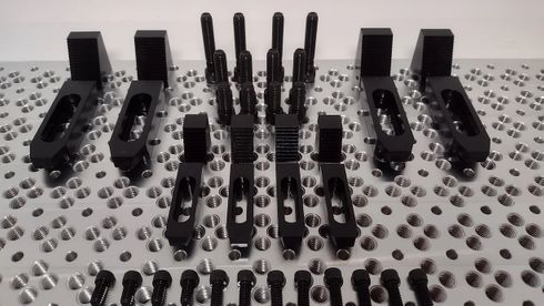 10" x 22" Deluxe Fixture Kit With 1/4-20 Clamp Set