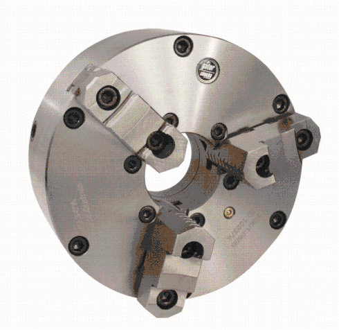 12" GATOR Lathe Chuck 3 Jaw Semi Steel TRU ADJ + Back Plate