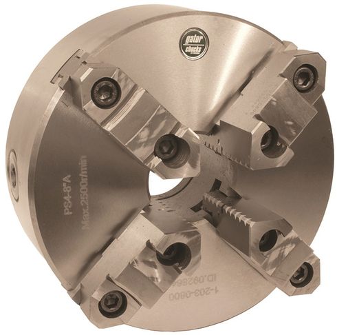 12" GATOR Lathe Chuck 4 Jaw Plain Back NEW 