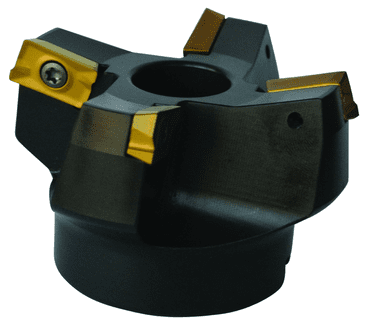 3" APKT 75 Degree 1" Hole Indexable Face Mill 3APKT