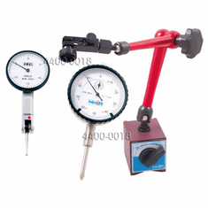 3 PC 0.03 INCH DIAL TEST IND WITH1 INCH DIAL IND & UNI MAG BASE KIT
