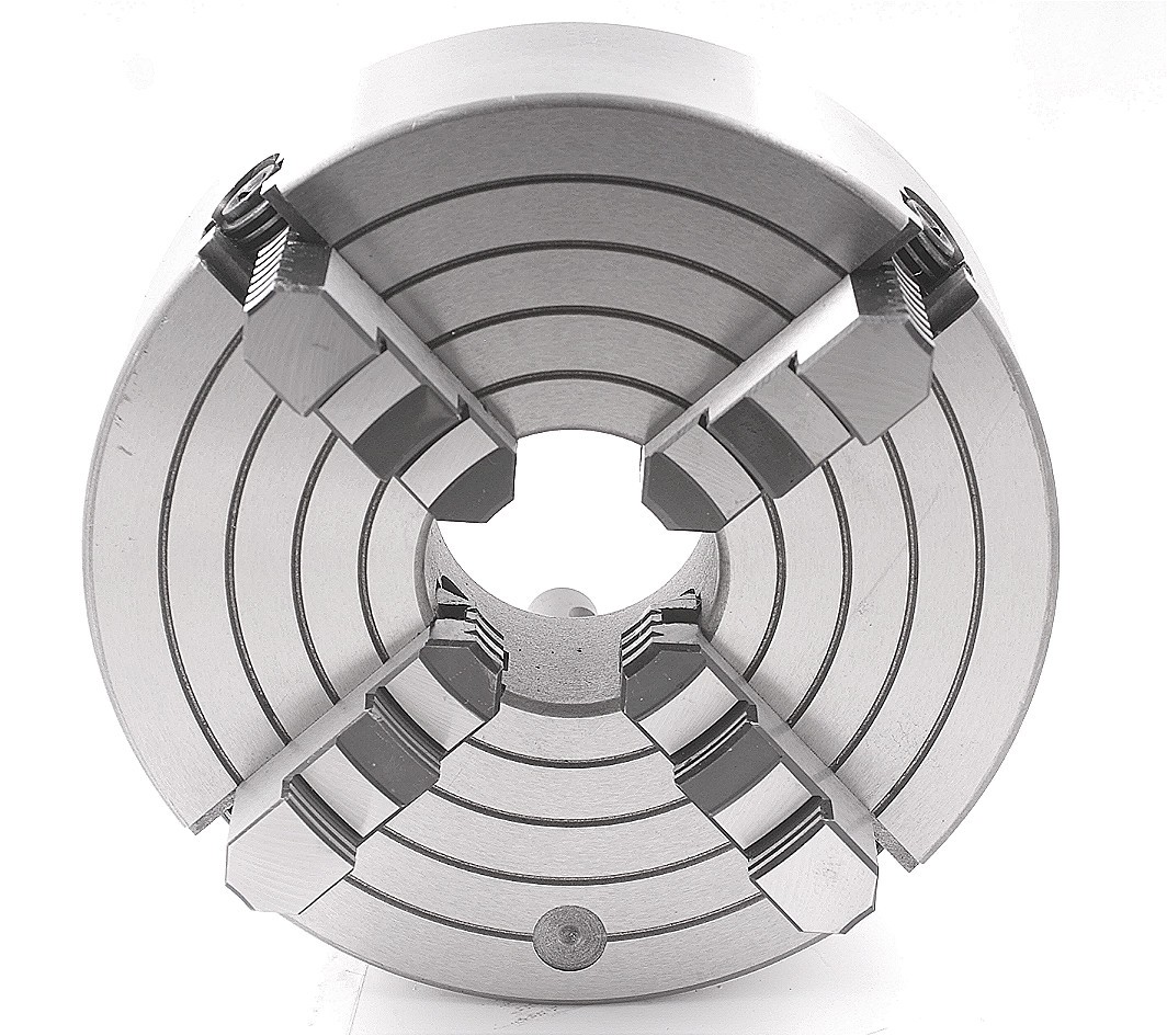 4 INCH 4-JAW CHUCK INDEPENDENT (PLAIN BACK)