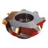 4 INCH X 1-1/2 BORE 45 DEGREE SCMT INDEXABLE FACE MILL 