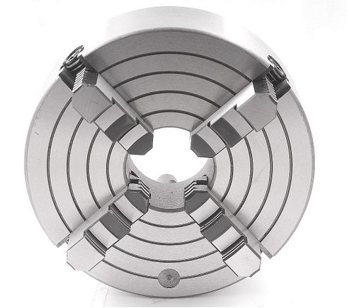 5 INCH 4-JAW CHUCK INDEPENDENT (PLAIN BACK)