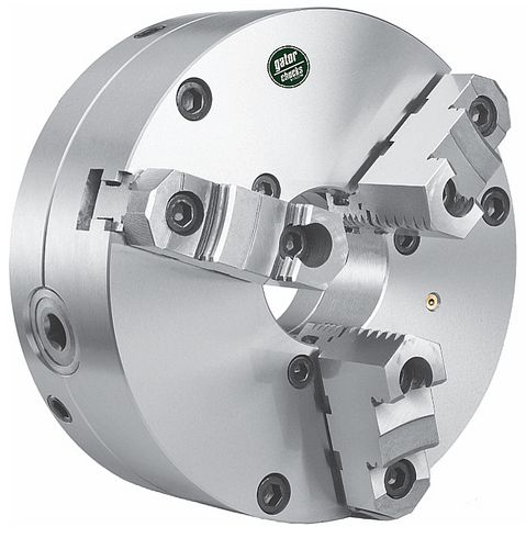 6" GATOR Lathe Chuck 3 Jaw TRU ADJUSTABLE + ADAPTER FORGED