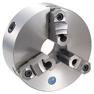 6 INCH 3 JAW TOP REVERSIBLE LATHE CHUCK (PLAIN BACK)