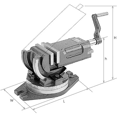 6 INCH ANGLE VISE (2-WAY SWIVEL MOVEMENT) 6 INCH ANGLE VISE (2-WAY SWIVEL MOVEMENT)
