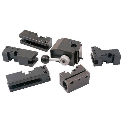 6 PIECE KDK STYLE-150 QUICK CHANGE TOOL POST & HOLDER SET