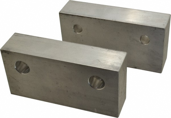 USST Machined Aluminum Vise Soft Jaws For Kurt 6" Vises - 6x2.5x2, Brand New, Free Shipping