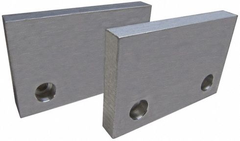 6" x 4 x 2 ALUMINUM Vise Jaws for 6" Kurt USA MADE