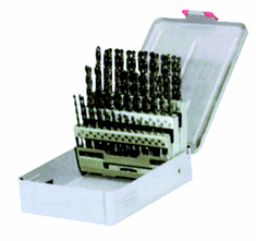 60 Pc. #1 - #60 Wire Gage HSS Bright Jobber Drill Set AP50E60 