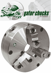 8" GATOR Lathe Chuck 3 Jaw TRU ADJUSTABLE FORGED