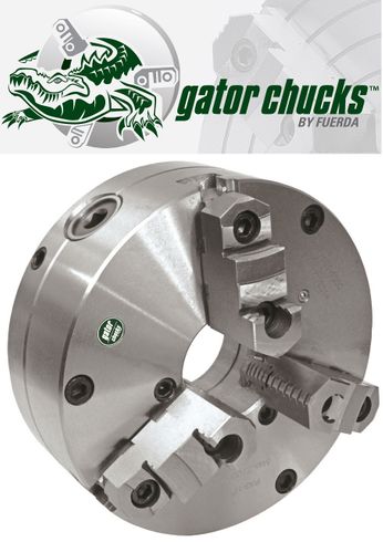 8" GATOR Lathe Chuck 3 Jaw TRU ADJUSTABLE FORGED