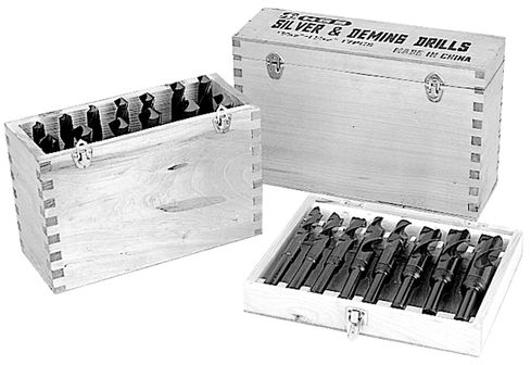 8PC SILVER&DEMMING DRILL SET (9/16-1 INCH )