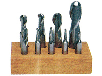 9 PC 2 FLUTE BALL NOSE END MILL SET NEW