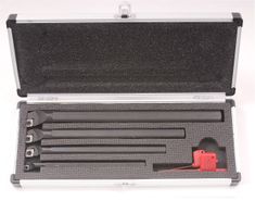 AJAX 4 PIECE (3/8, 1/2, 5/8 & 3/4 INCH) SCLCR INDEXABLE BORING BAR SET | 1001-0054