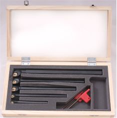 AJAX 5 PIECE SCLCR INDEXABLE BORING BAR SET (5/16-3/8-1/2-5/8 & 3/4 INCH) CCMT 80 diamond inserts | 1001-0023